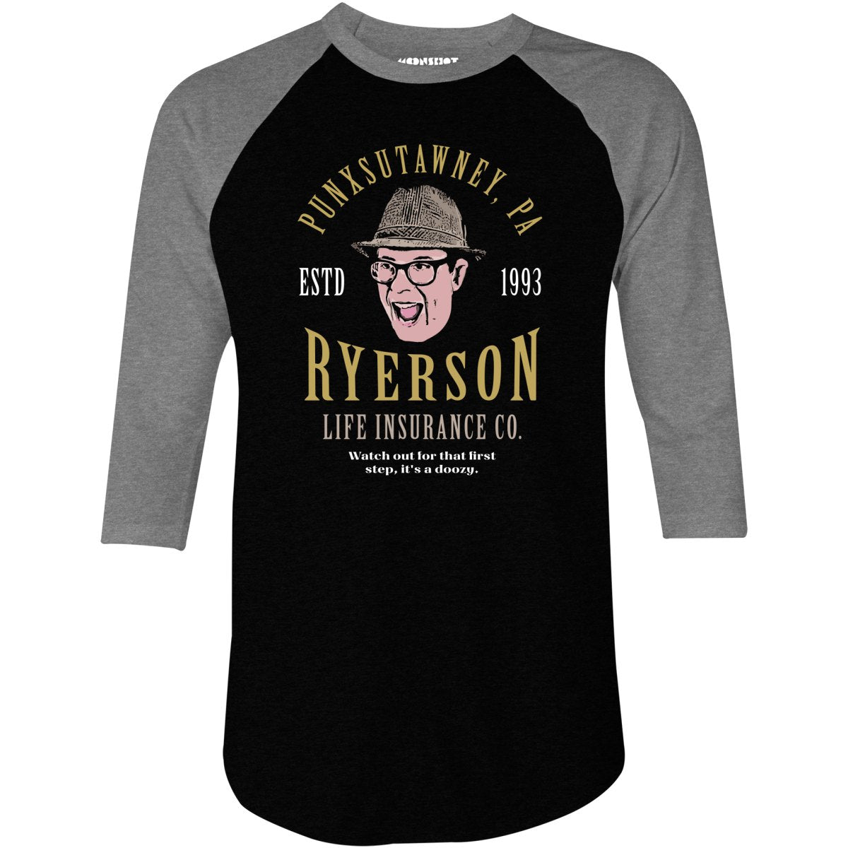 Ned Ryerson Life Insurance Co. - 3/4 Sleeve Raglan T-Shirt