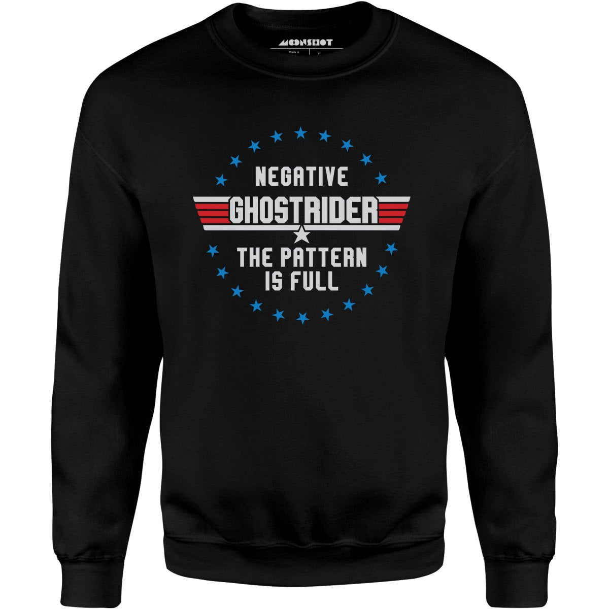 Negative Ghostrider The Pattern is Full - Unisex Sweatshirt – m00nshot
