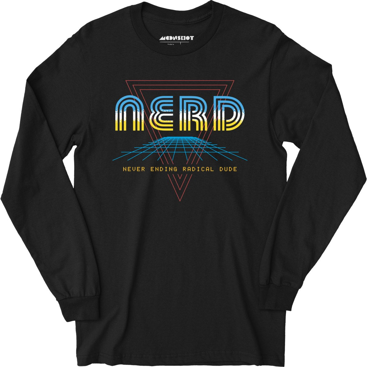 Nerd Never Ending Radical Dude - Long Sleeve T-Shirt