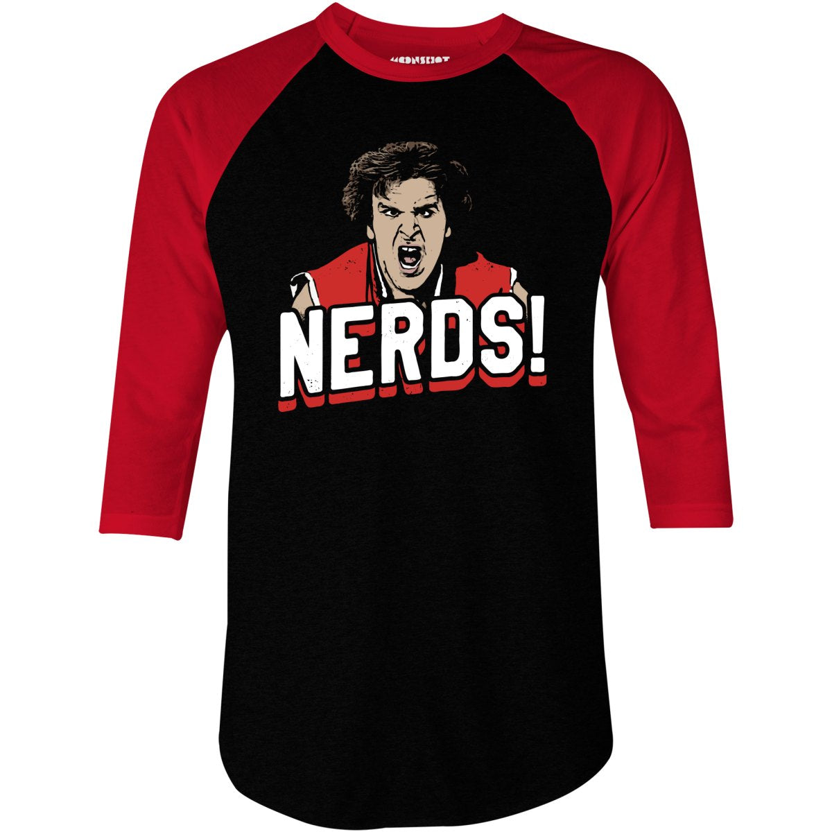 Nerds! - 3/4 Sleeve Raglan T-Shirt