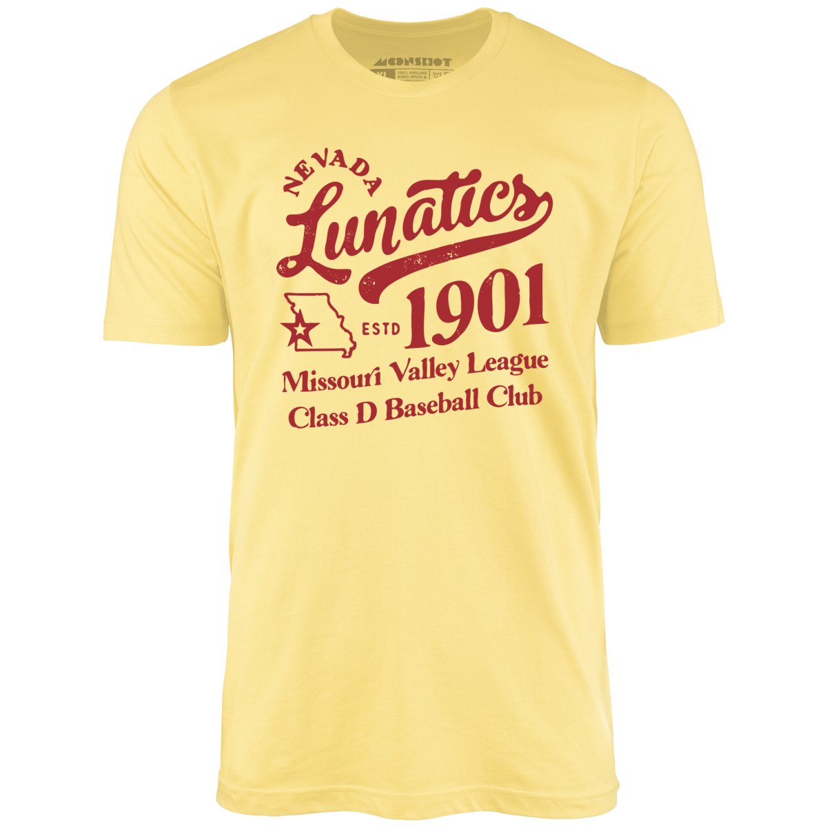 Nevada Lunatics - Missouri - Vintage Defunct Baseball Teams - Unisex T-Shirt