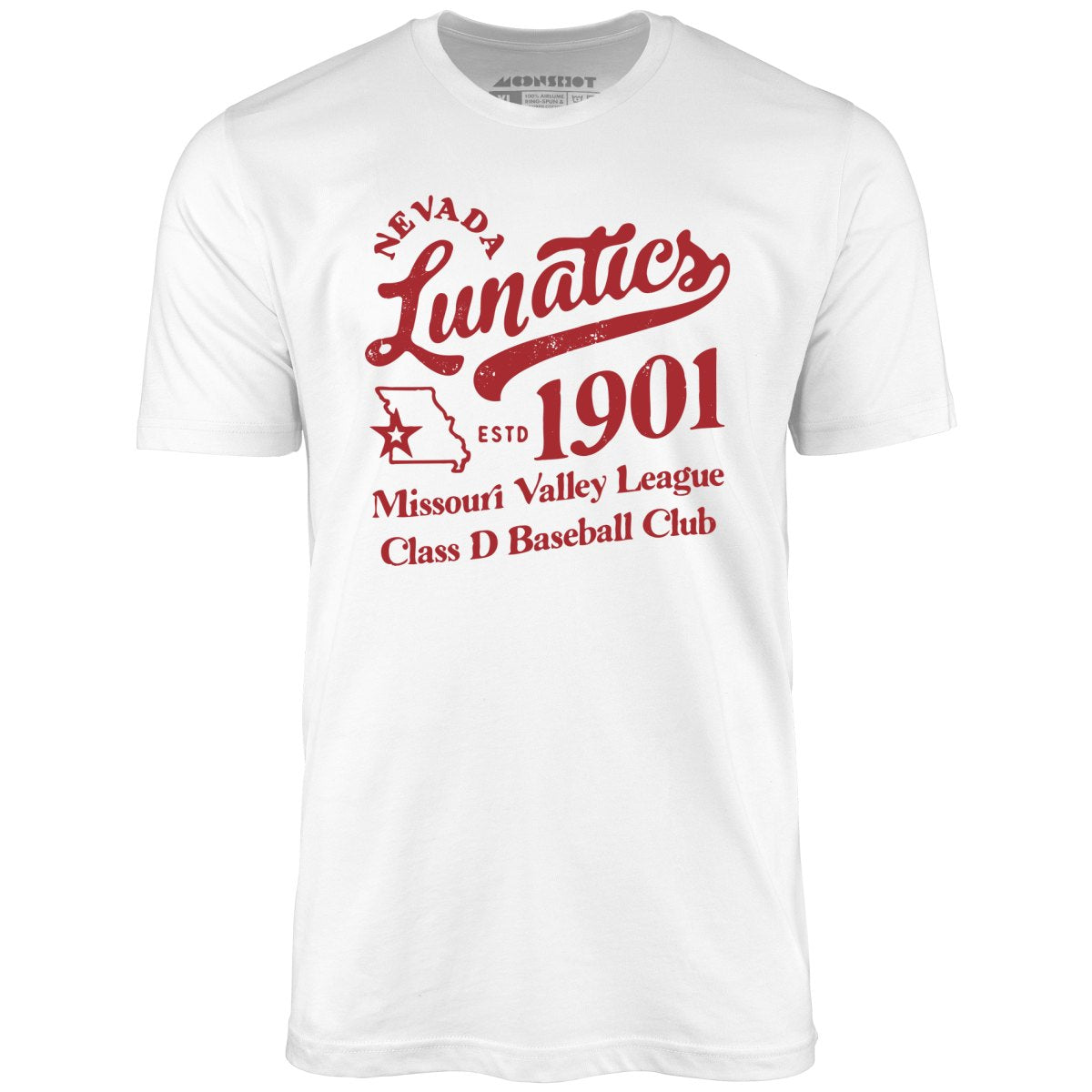 Nevada Lunatics - Missouri - Vintage Defunct Baseball Teams - Unisex T-Shirt