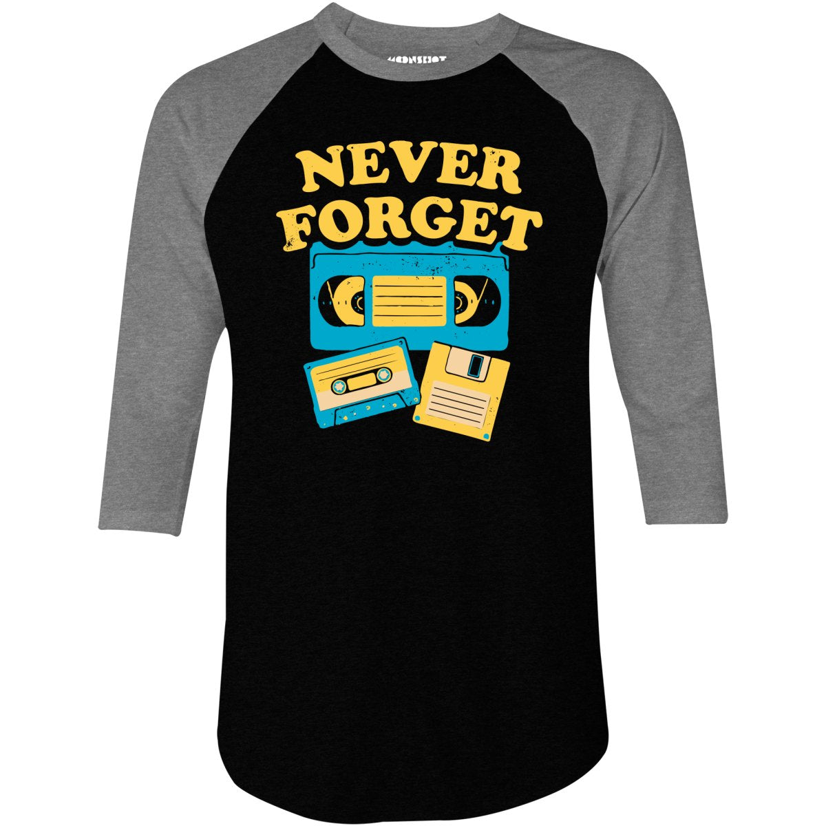 Never Forget - 3/4 Sleeve Raglan T-Shirt