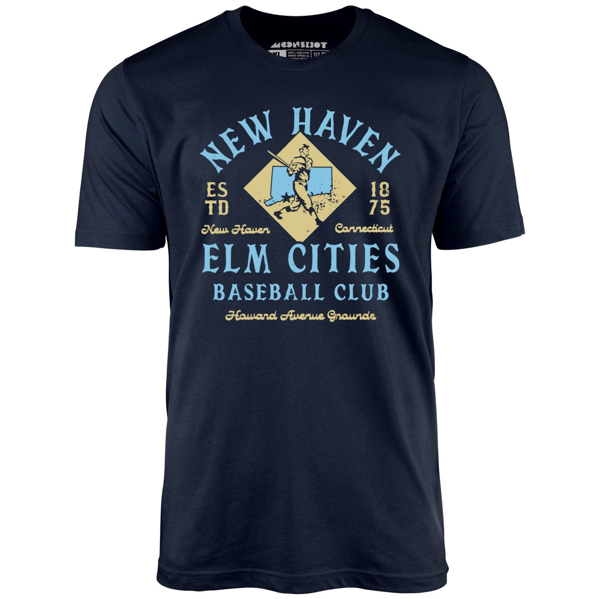New Haven Elm Cities - Connecticut - Vintage Defunct Baseball Teams - Unisex T-Shirt