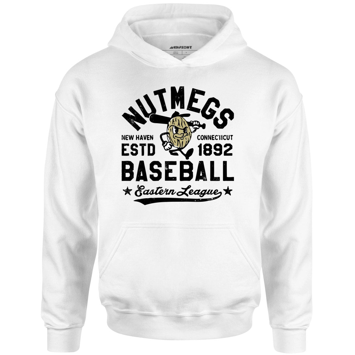 New Haven Nutmegs - Connecticut - Vintage Defunct Baseball Teams - Unisex Hoodie