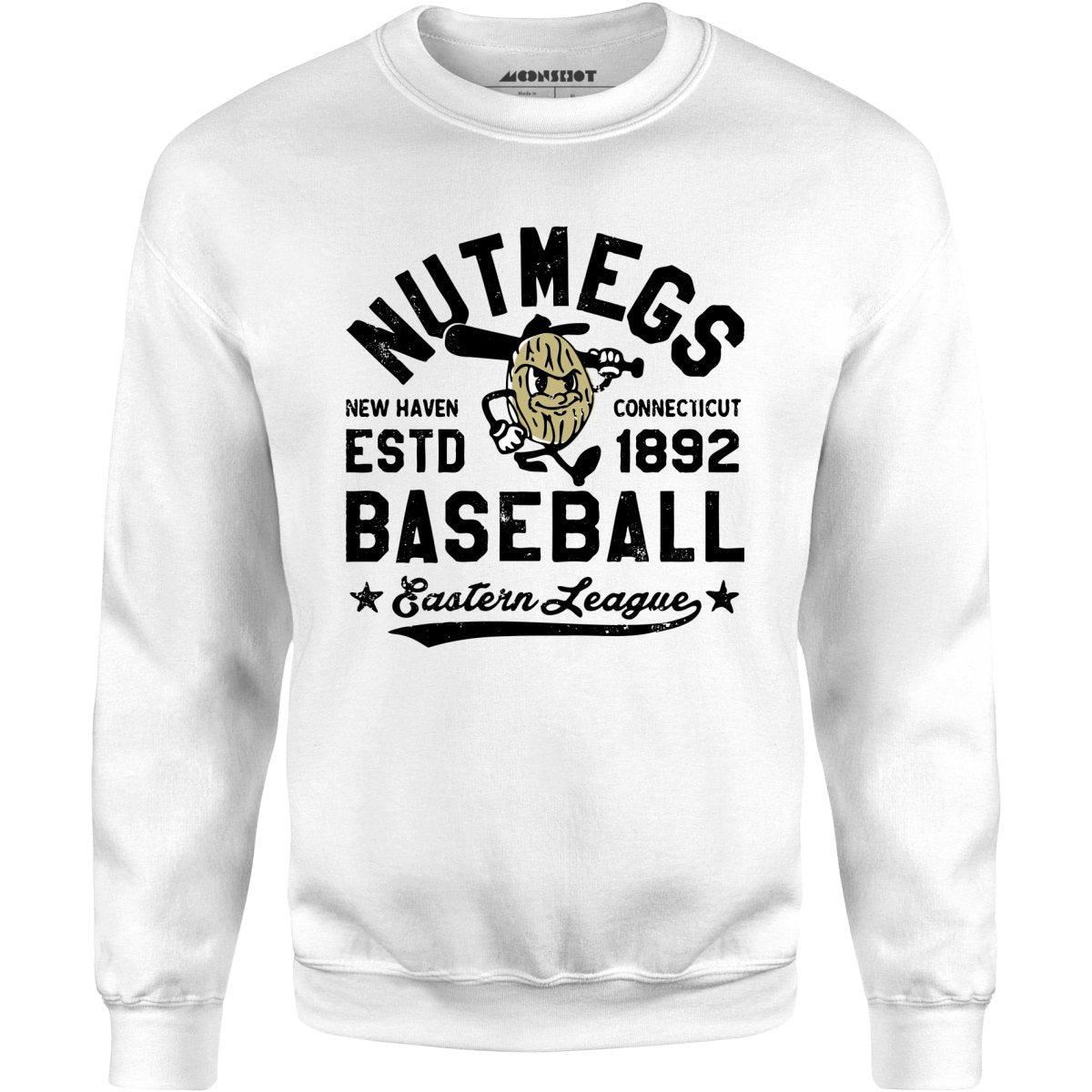 New Haven Nutmegs - Connecticut - Vintage Defunct Baseball Teams - Unisex Sweatshirt