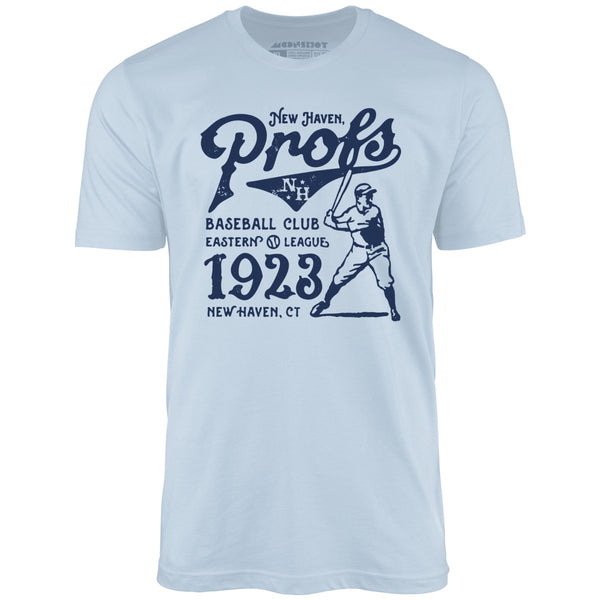 New Haven Profs Connecticut Vintage Defunct Baseball Teams Unisex T Shirt Light Blue S