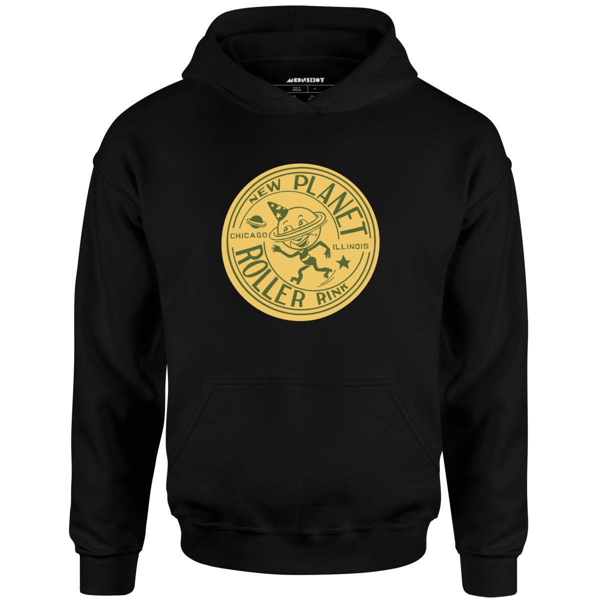 New Planet - Chicago, IL - Vintage Roller Rink - Unisex Hoodie