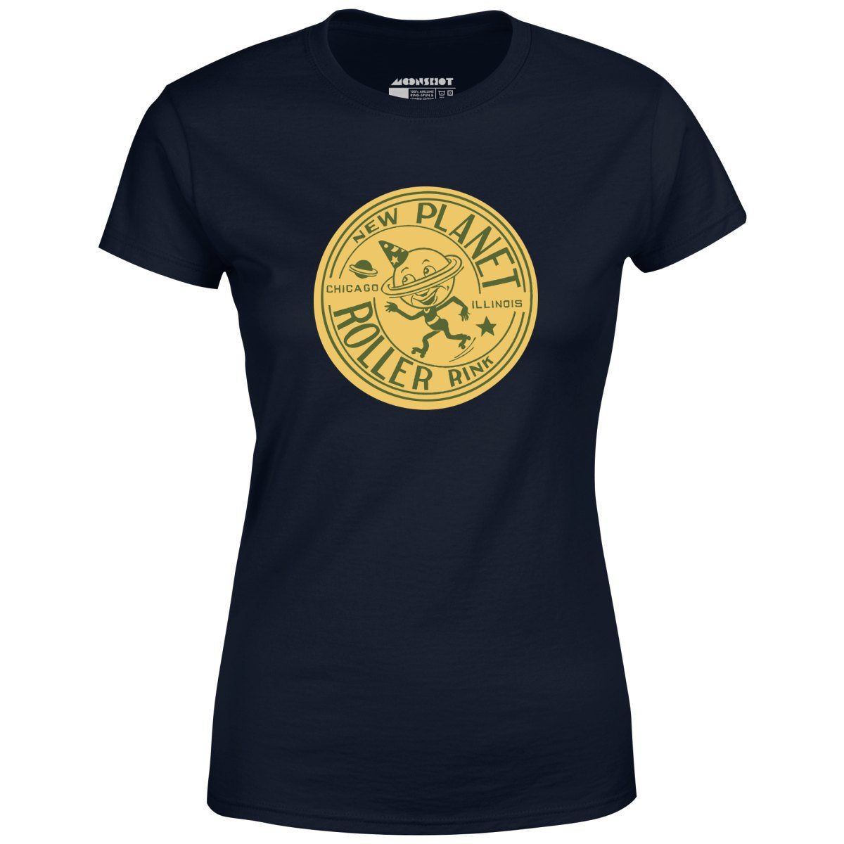 New Planet - Chicago, IL - Vintage Roller Rink - Women's T-Shirt
