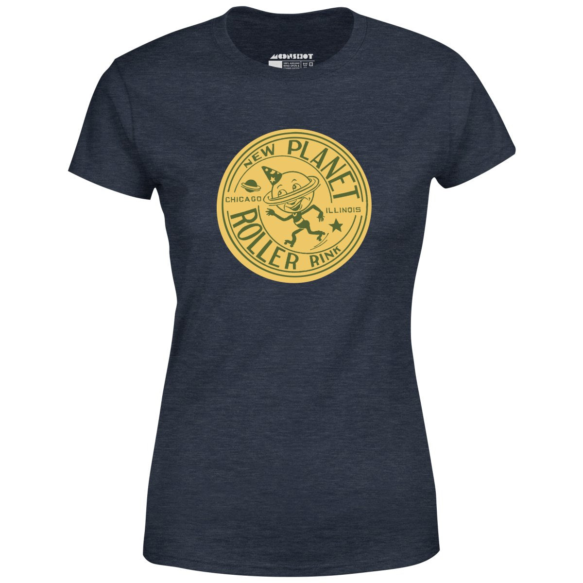 New Planet - Chicago, IL - Vintage Roller Rink - Women's T-Shirt