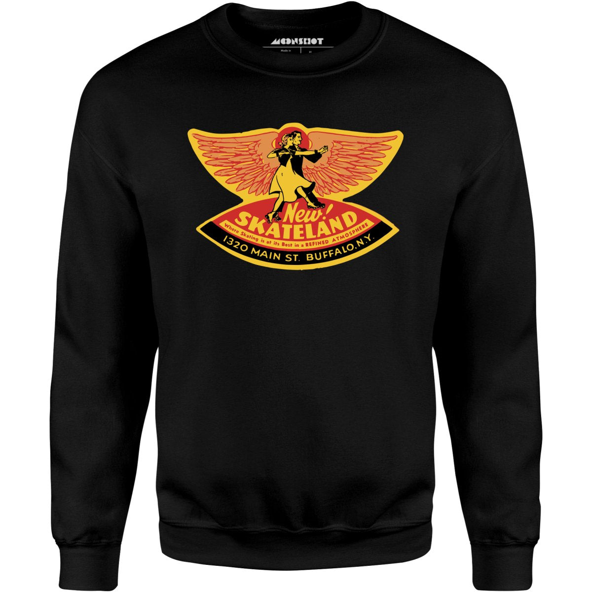 New Skateland - Buffalo, NY - Vintage Roller Rink - Unisex Sweatshirt
