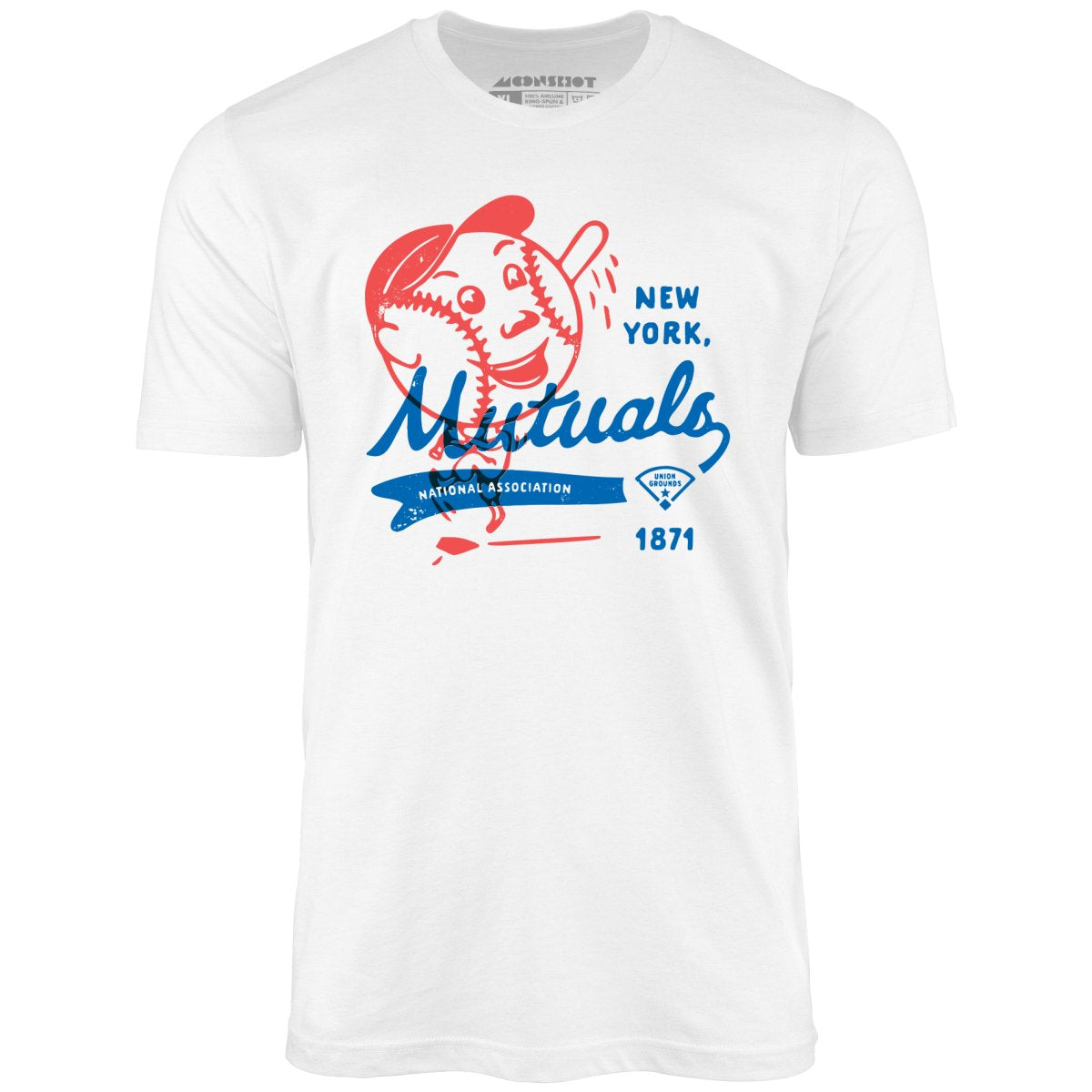 New York Mutuals - Vintage Defunct Baseball Teams - Unisex T-Shirt