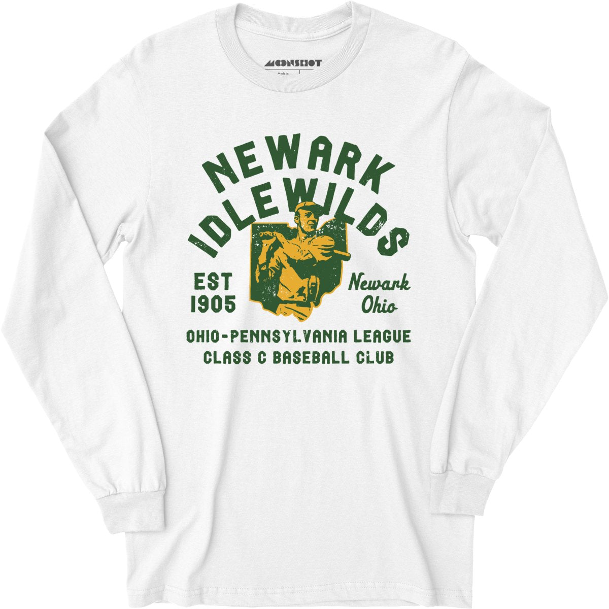 Newark Idlewilds - Ohio - Vintage Defunct Baseball Teams - Long Sleeve T-Shirt