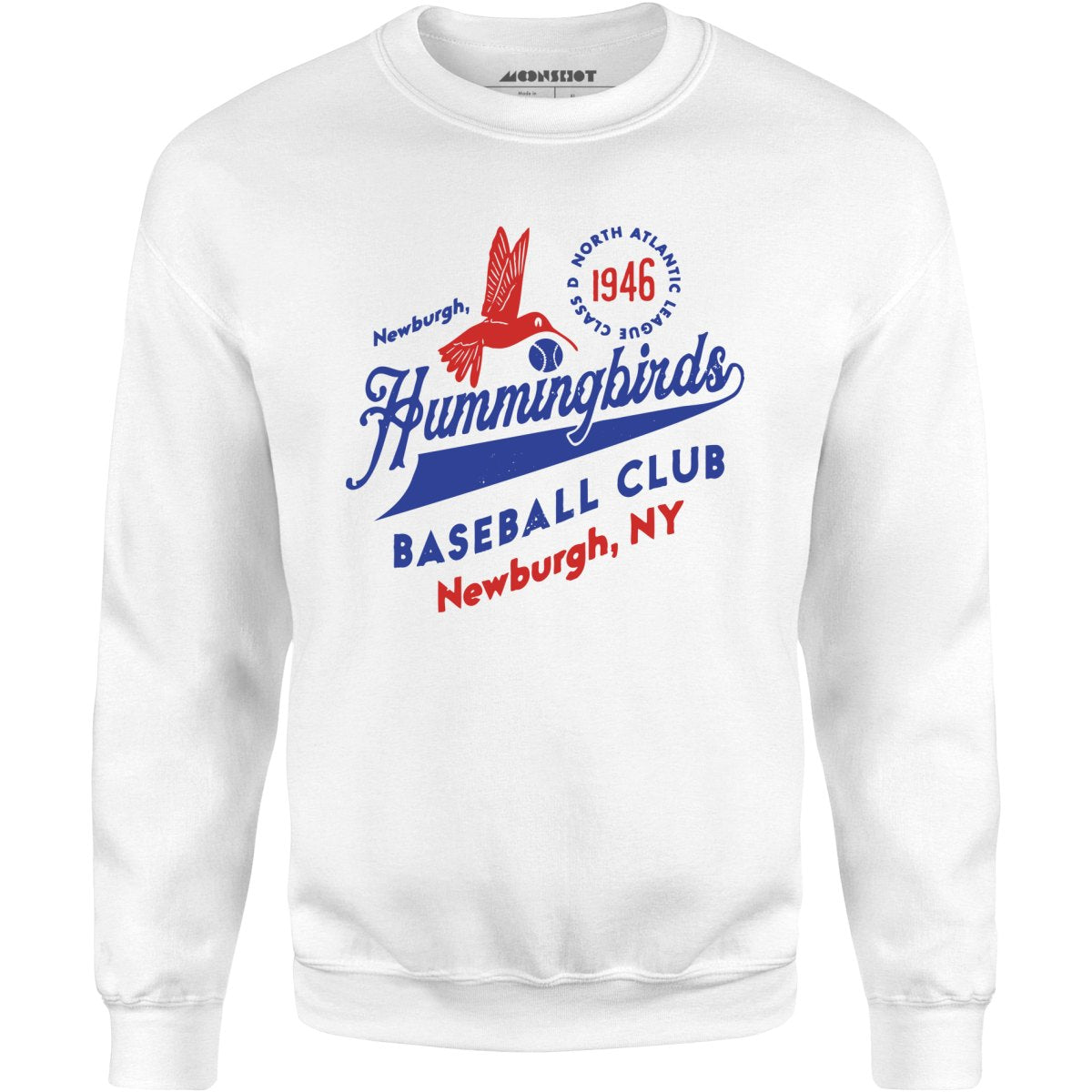 Newburgh Hummingbirds - New York - Vintage Defunct Baseball Teams - Unisex Sweatshirt