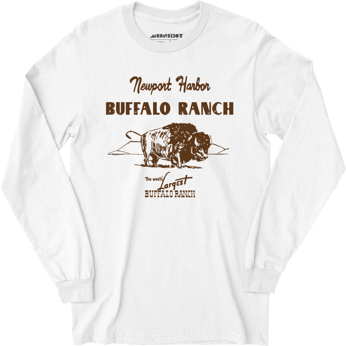 Newport Harbor Buffalo Ranch - Newport Beach, CA - Long Sleeve T-Shirt