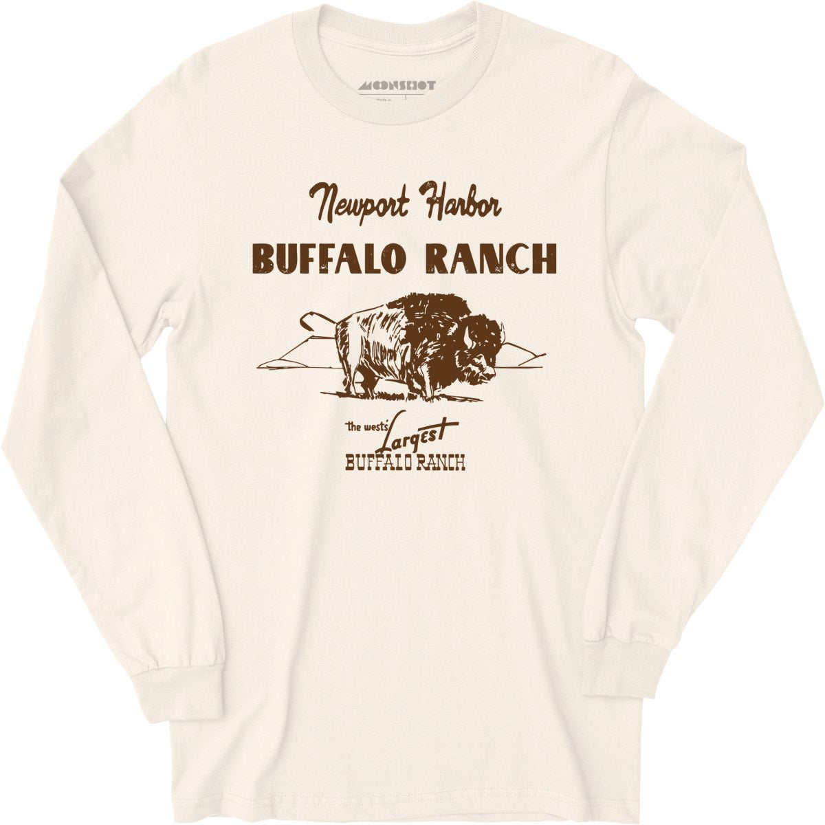 Newport Harbor Buffalo Ranch - Newport Beach, CA - Long Sleeve T-Shirt