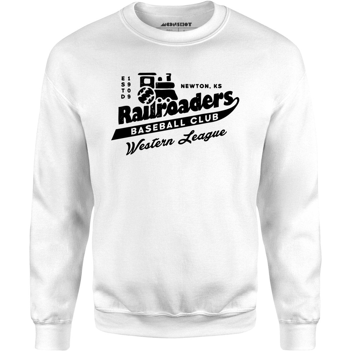 Newton Railroaders - Kansas - Vintage Defunct Baseball Teams - Unisex Sweatshirt