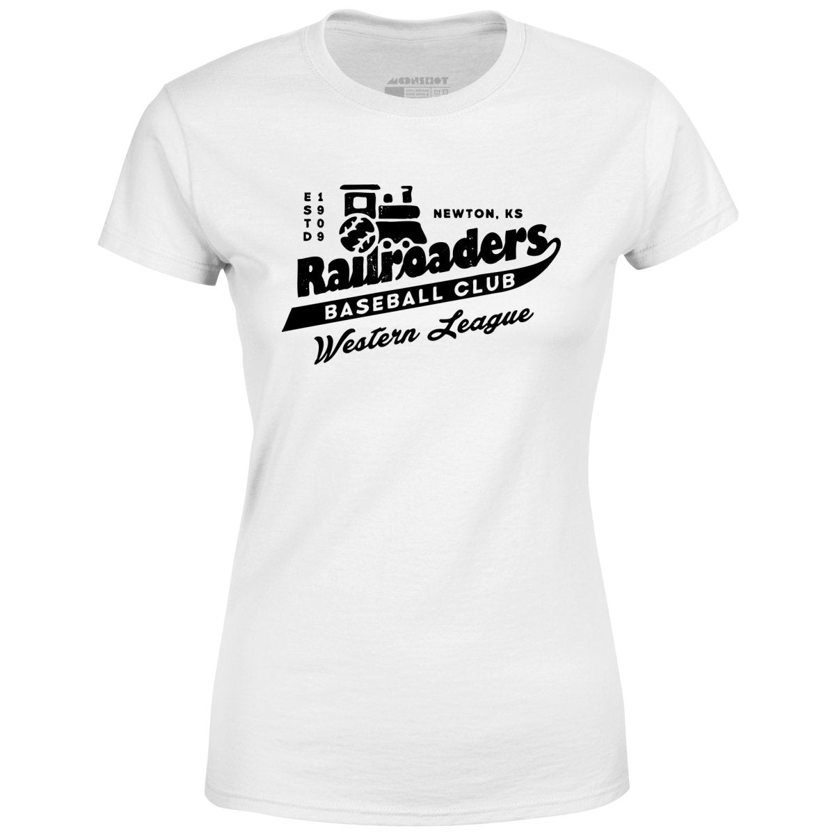 Newton Railroaders - Kansas - Vintage Defunct Baseball Teams - Women's T-Shirt