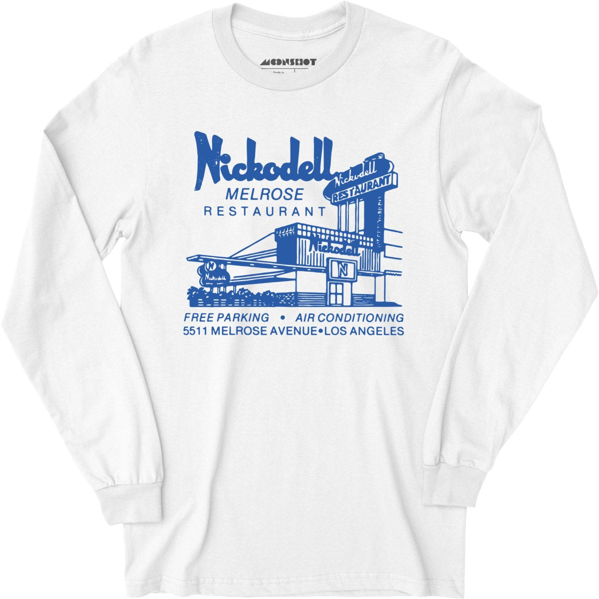 Nickodell - Los Angeles, CA - Vintage Restaurant - Long Sleeve T-Shirt