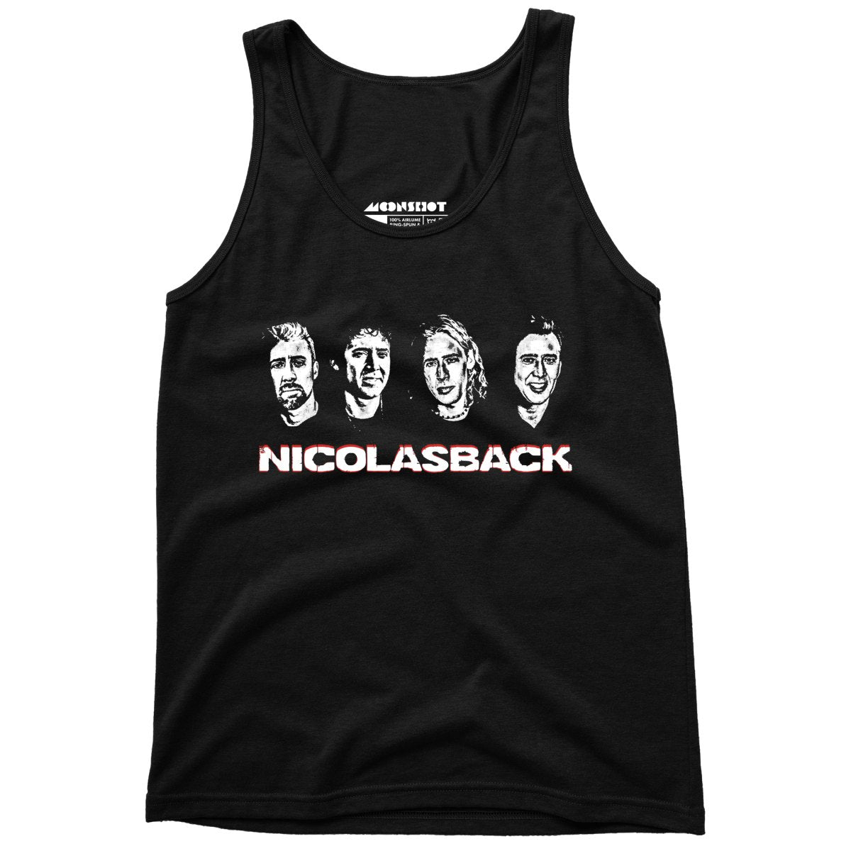 Nicolasback - Nickelback Nicolas Cage Mashup - Unisex Tank Top