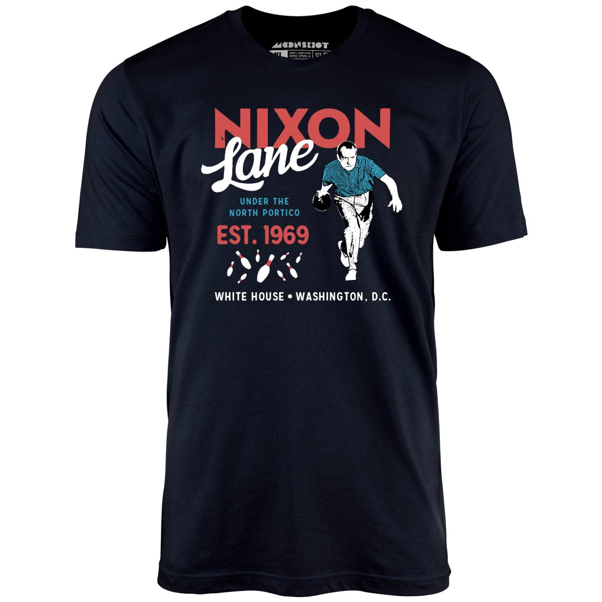 Nixon Lane - Washington D.C. - Vintage Bowling Alley - Unisex T-Shirt