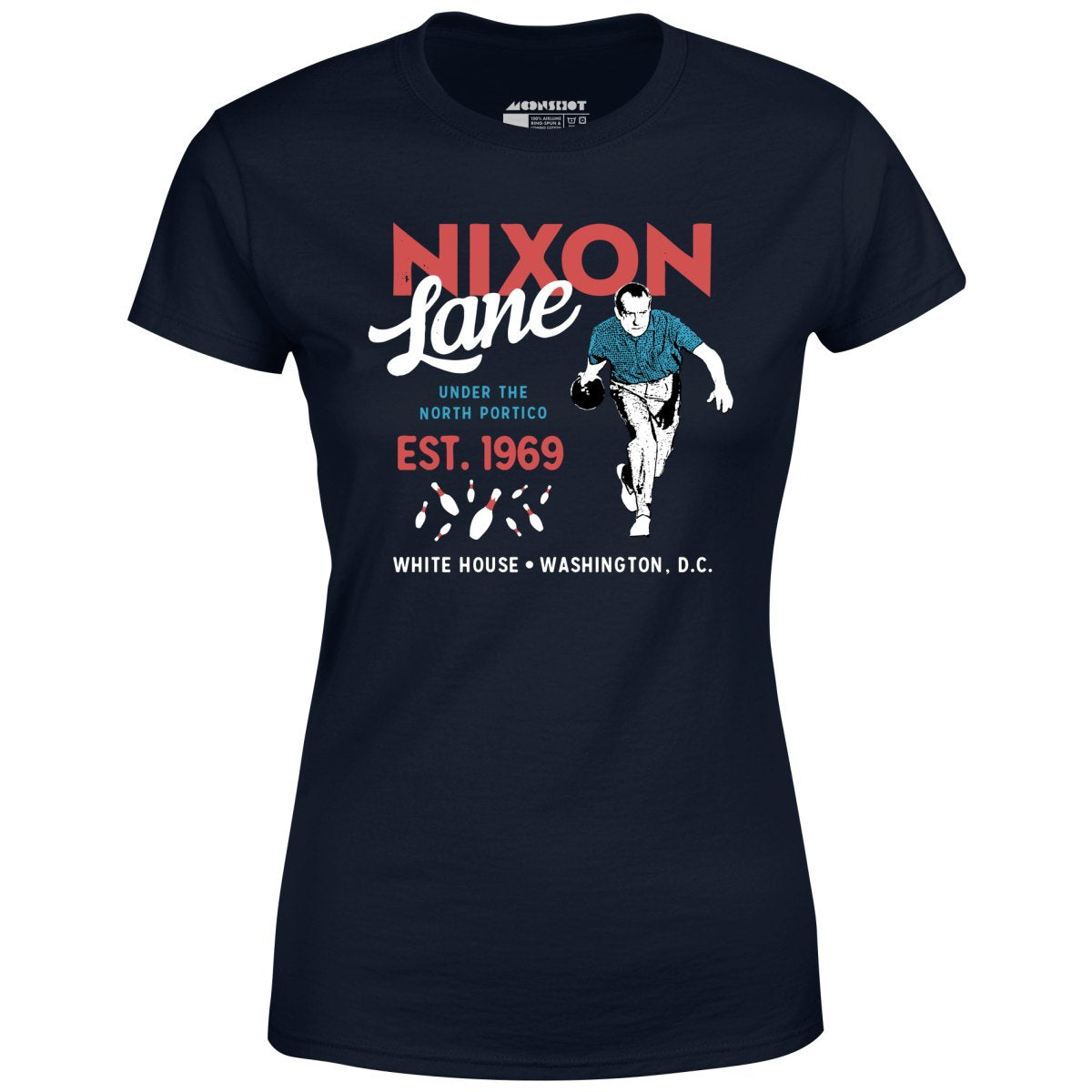 Nixon Lane - Washington D.C. - Vintage Bowling Alley - Women's T-Shirt
