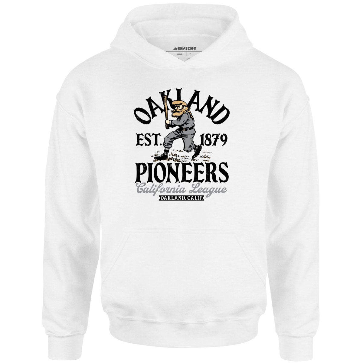 Oakland Pioneers - California - Vintage Defunct Baseball Teams - Unisex Hoodie