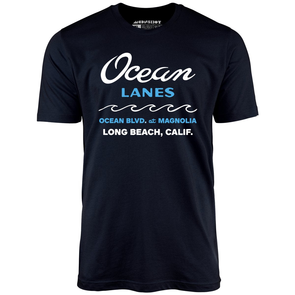 Ocean Lanes - Long Beach, CA - Vintage Bowling Alley - Unisex T-Shirt