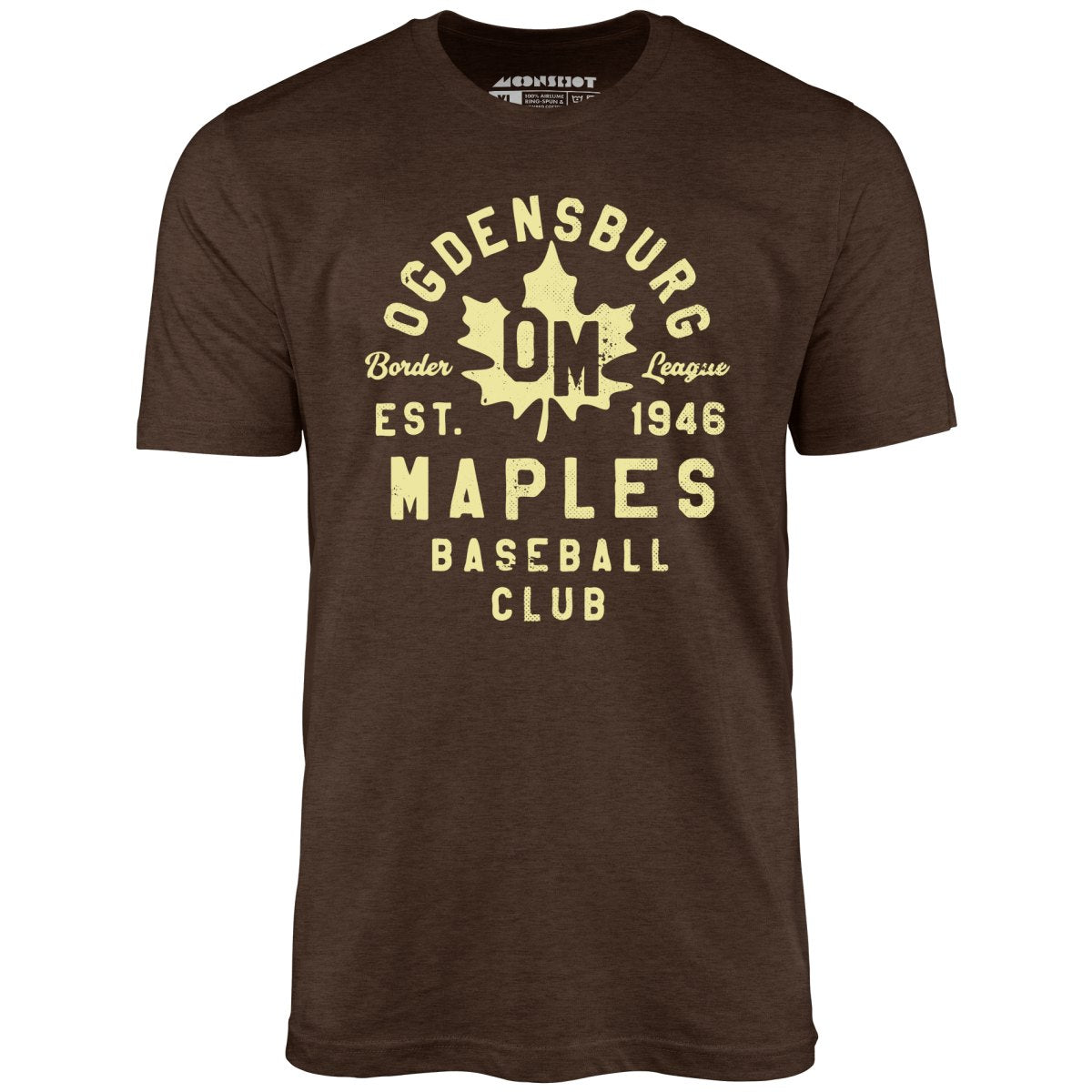 Ogdensburg Maples - New York - Vintage Defunct Baseball Teams - Unisex T-Shirt