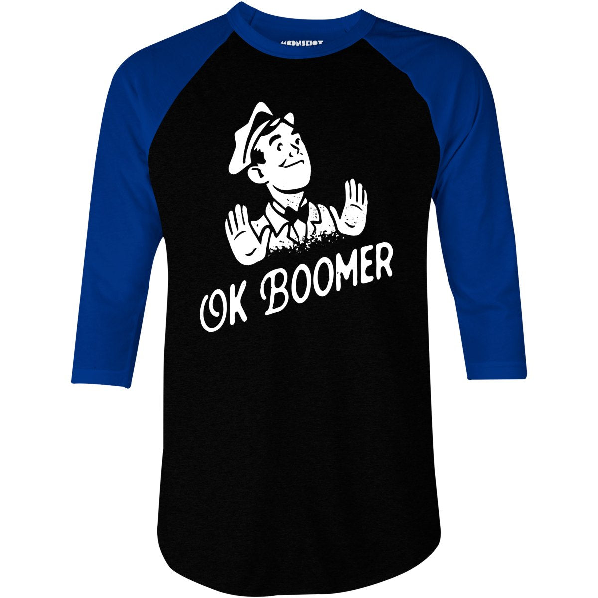 Ok Boomer - 3/4 Sleeve Raglan T-Shirt