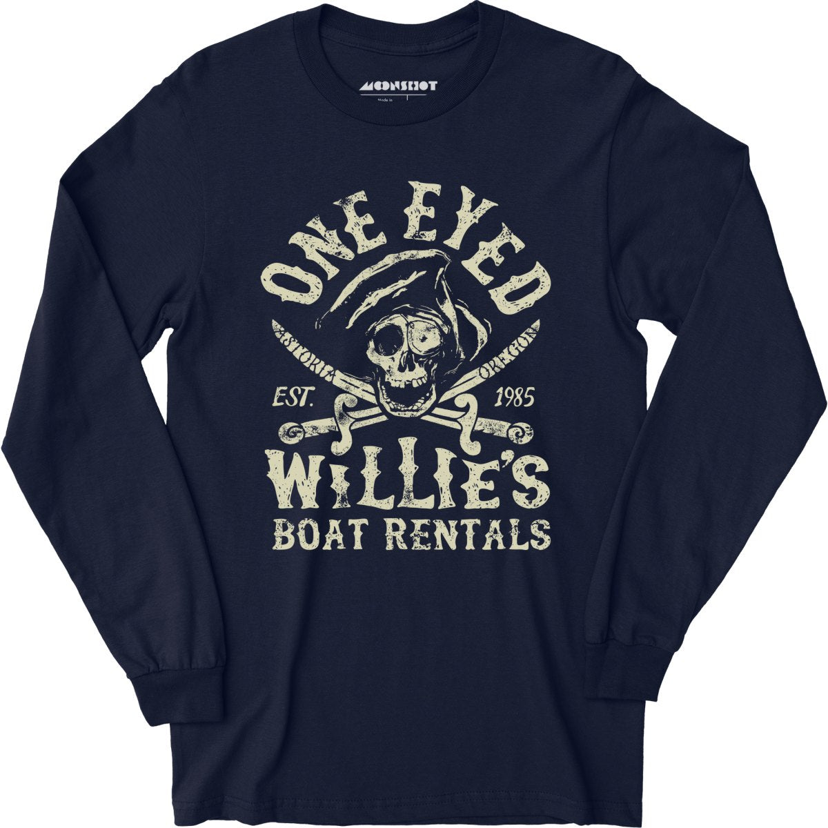 One Eyed Willie's Boat Rentals - Long Sleeve T-Shirt