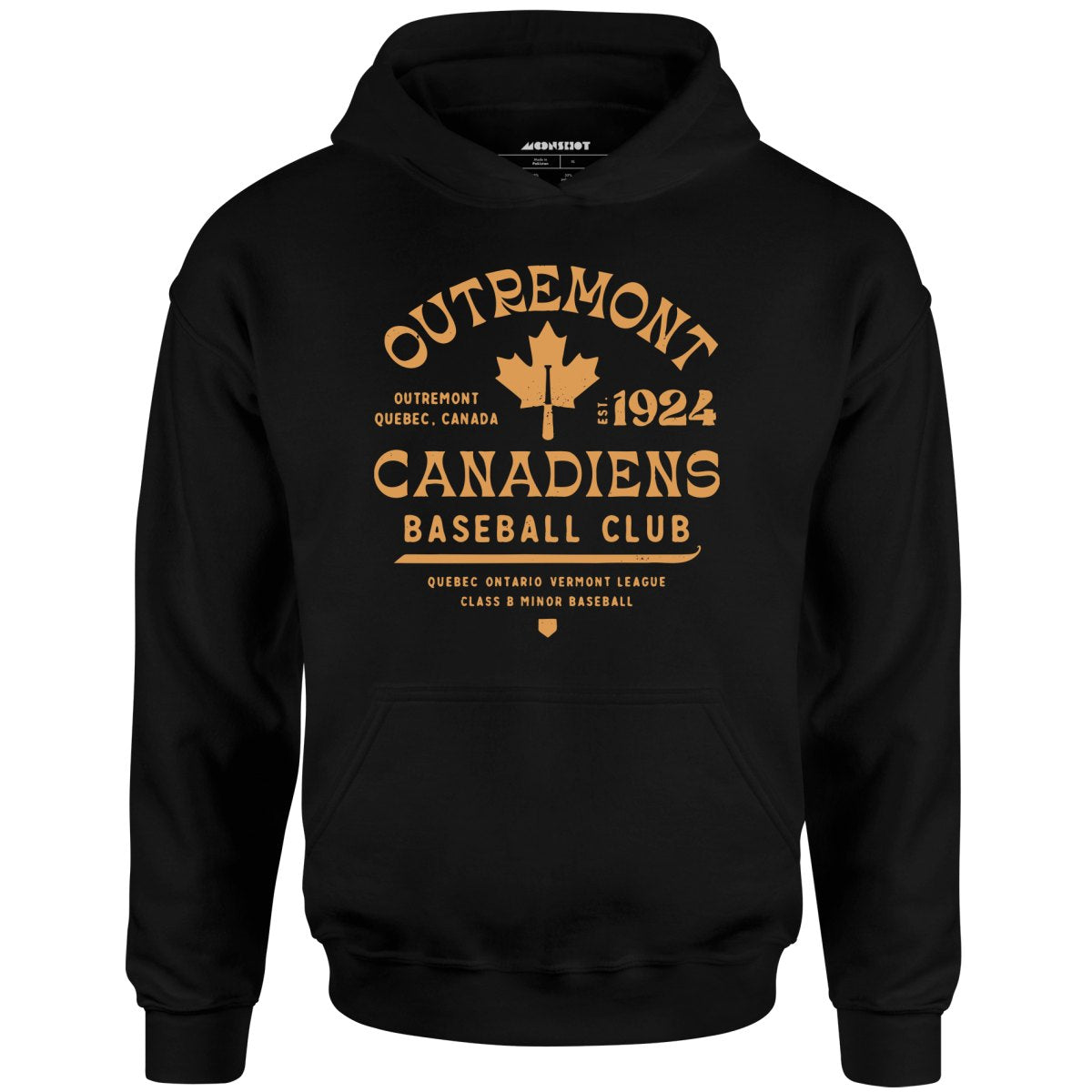Outremont Canadiens - Canada - Vintage Defunct Baseball Teams - Unisex Hoodie