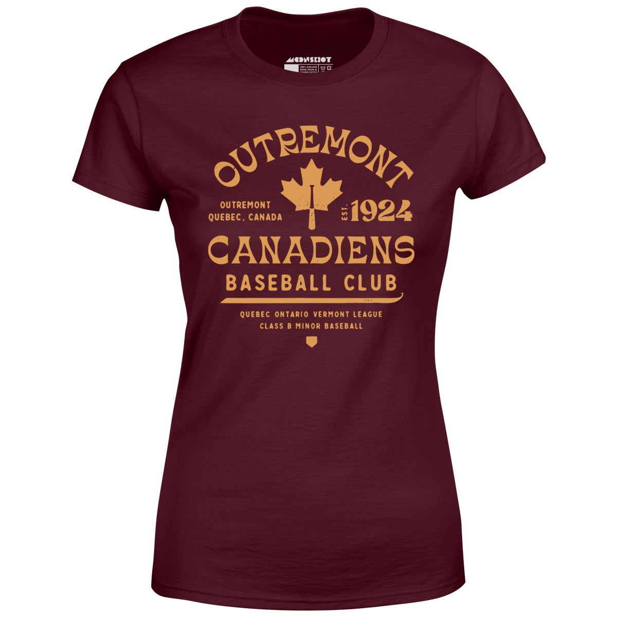 Outremont Canadiens - Canada - Vintage Defunct Baseball Teams - Women's T-Shirt