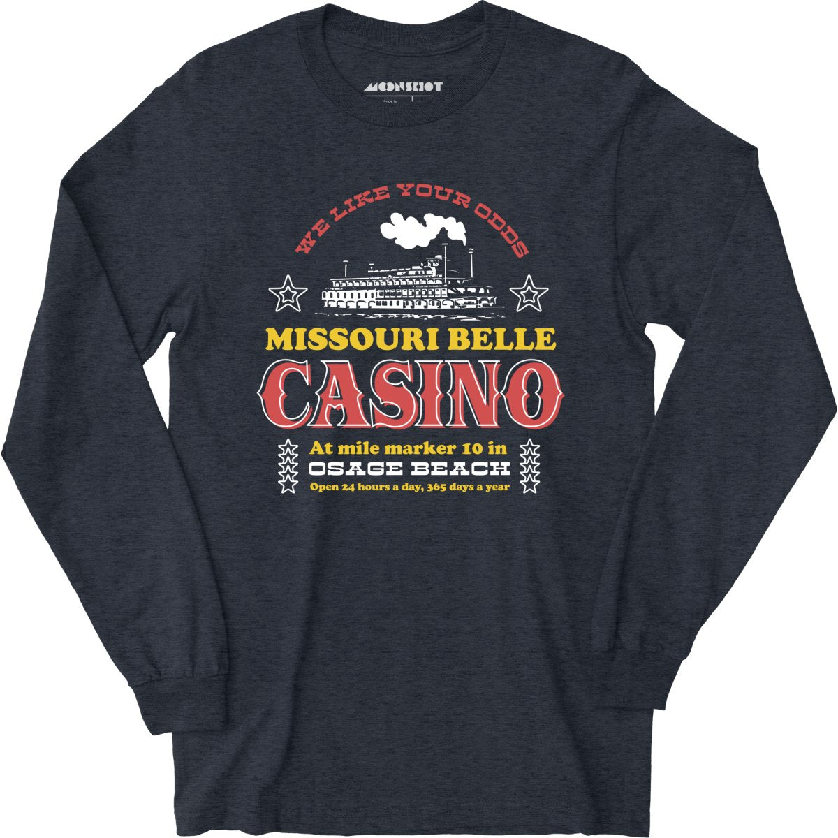 Ozark Missouri Belle Casino - Long Sleeve T-Shirt