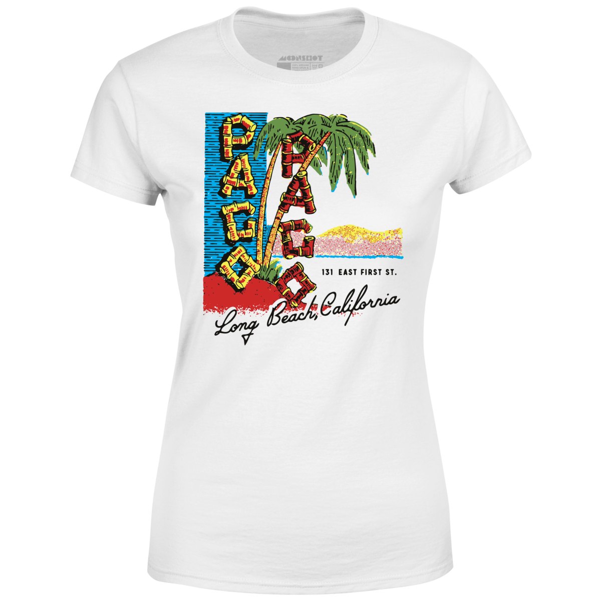 Pago Pago - Long Beach, CA - Vintage Tiki Bar - Women's T-Shirt