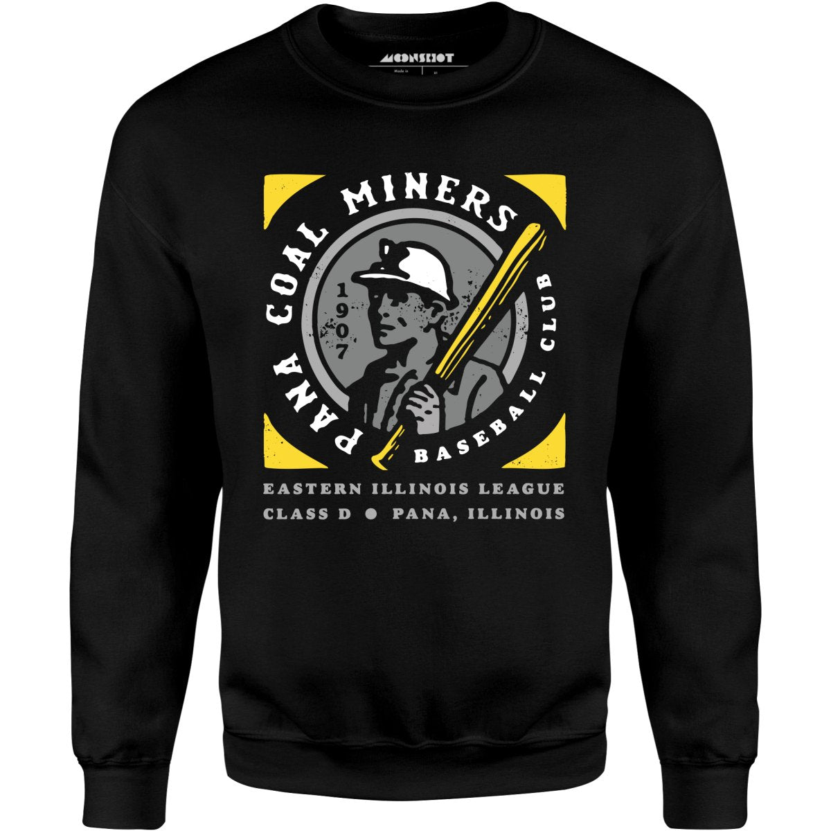 Pana Coal Miners - Illinois - Vintage Defunct Baseball Teams - Unisex Sweatshirt