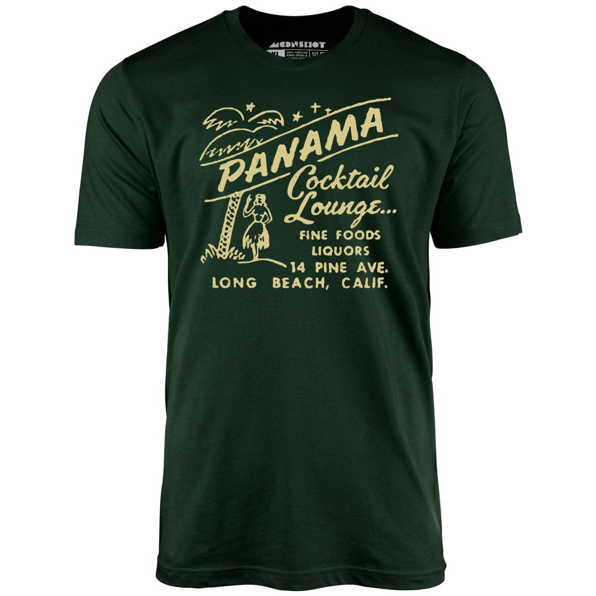 Panama Cocktail Lounge - Long Beach, CA - Vintage Tiki Bar - Unisex T-Shirt