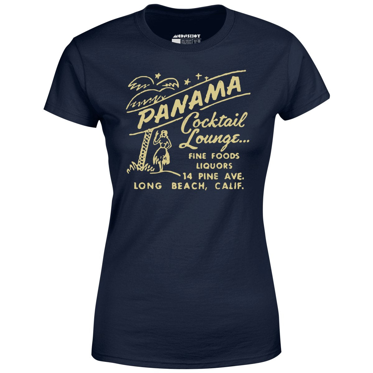 Panama Cocktail Lounge - Long Beach, CA - Vintage Tiki Bar - Women's T-Shirt