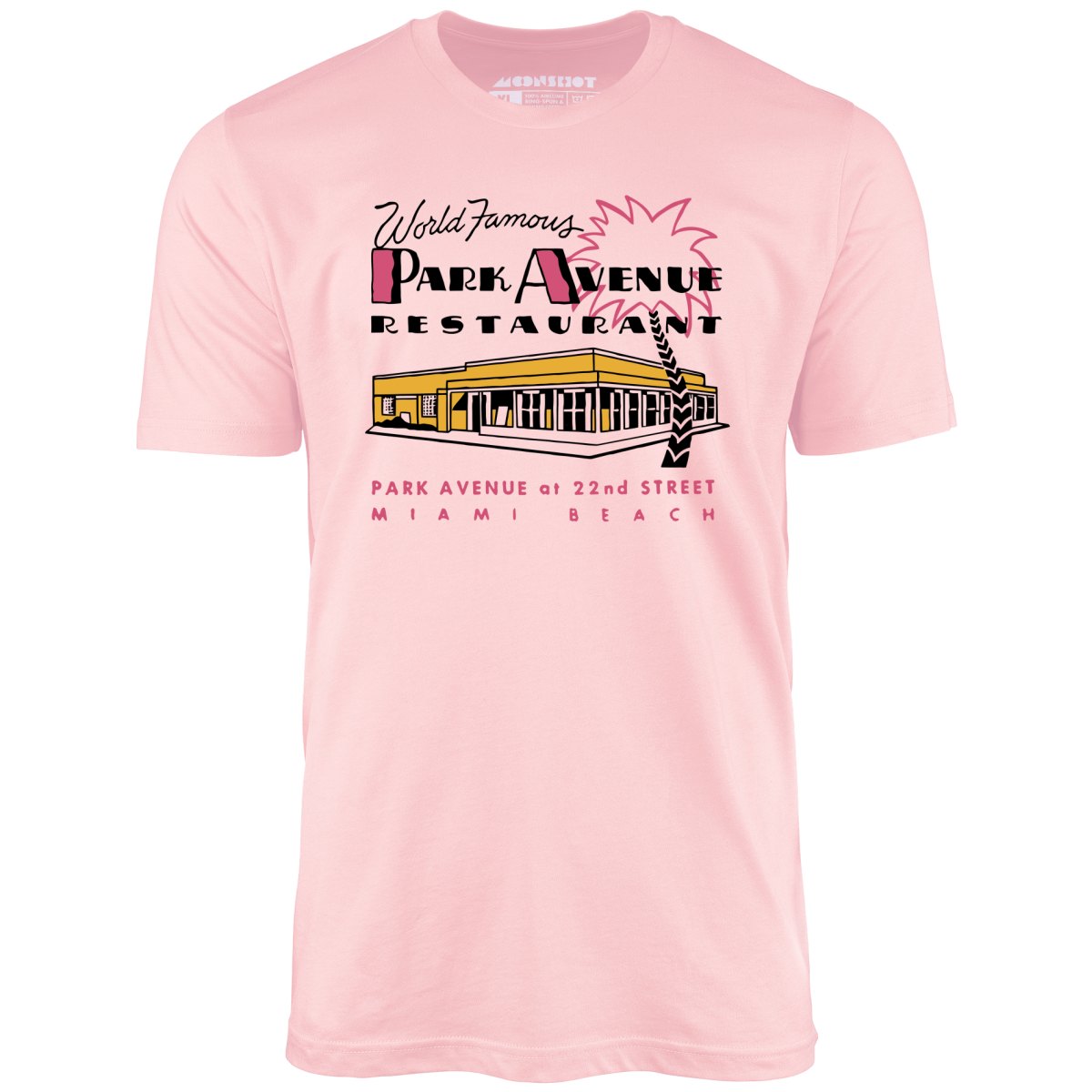 Park Avenue - Miami Beach, FL - Vintage Restaurant - Unisex T-Shirt