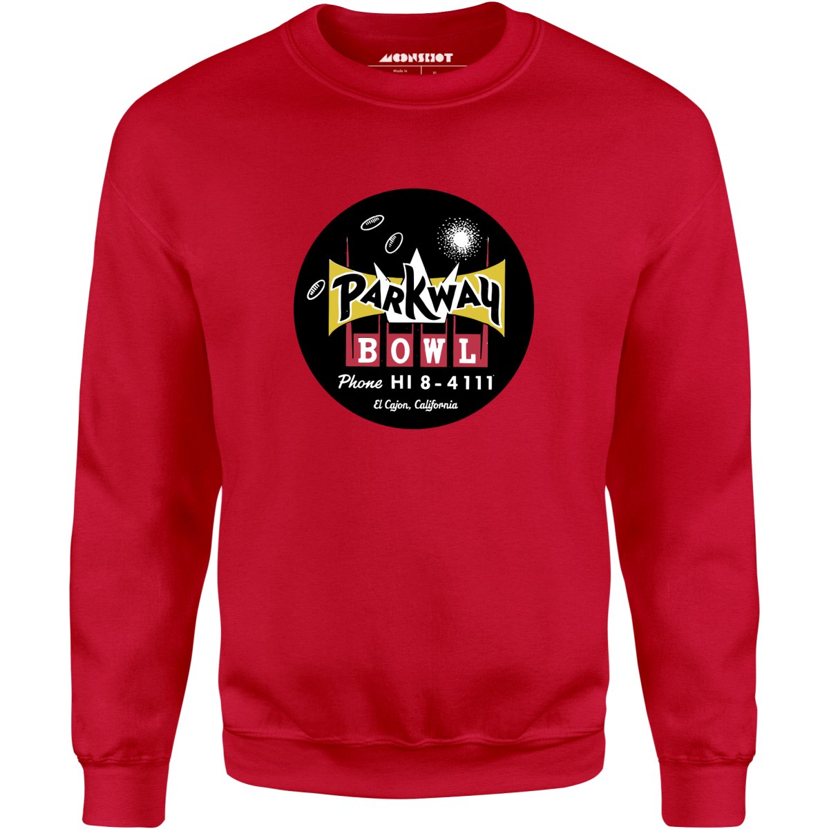 Parkway Bowl - El Cajon, CA - Vintage Bowling Alley - Unisex Sweatshirt