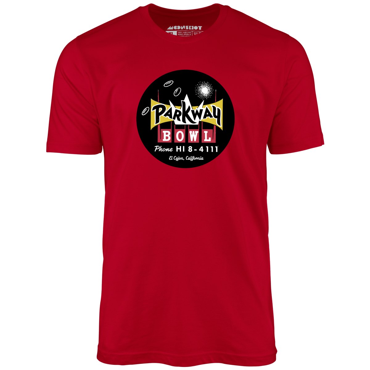 Parkway Bowl - El Cajon, CA - Vintage Bowling Alley - Unisex T-Shirt