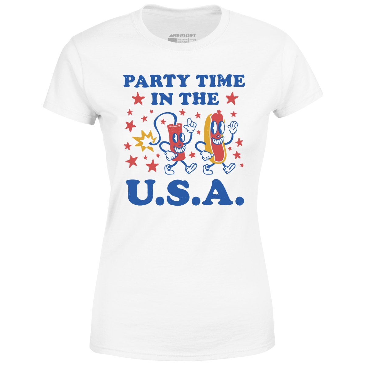 Party Time in The U.S.A. - Women's T-Shirt
