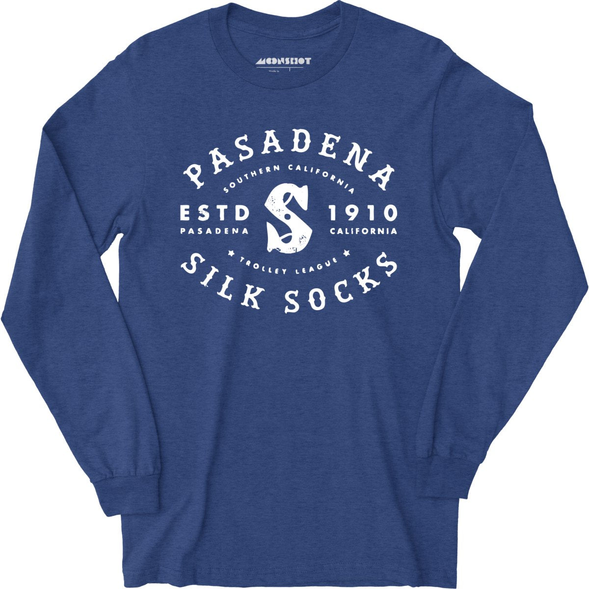 Pasadena Silk Socks - California - Vintage Defunct Baseball Teams - Long Sleeve T-Shirt