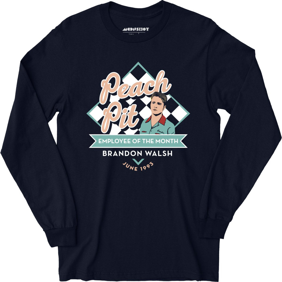 Peach Pit Employee of The Month - 90210 - Long Sleeve T-Shirt