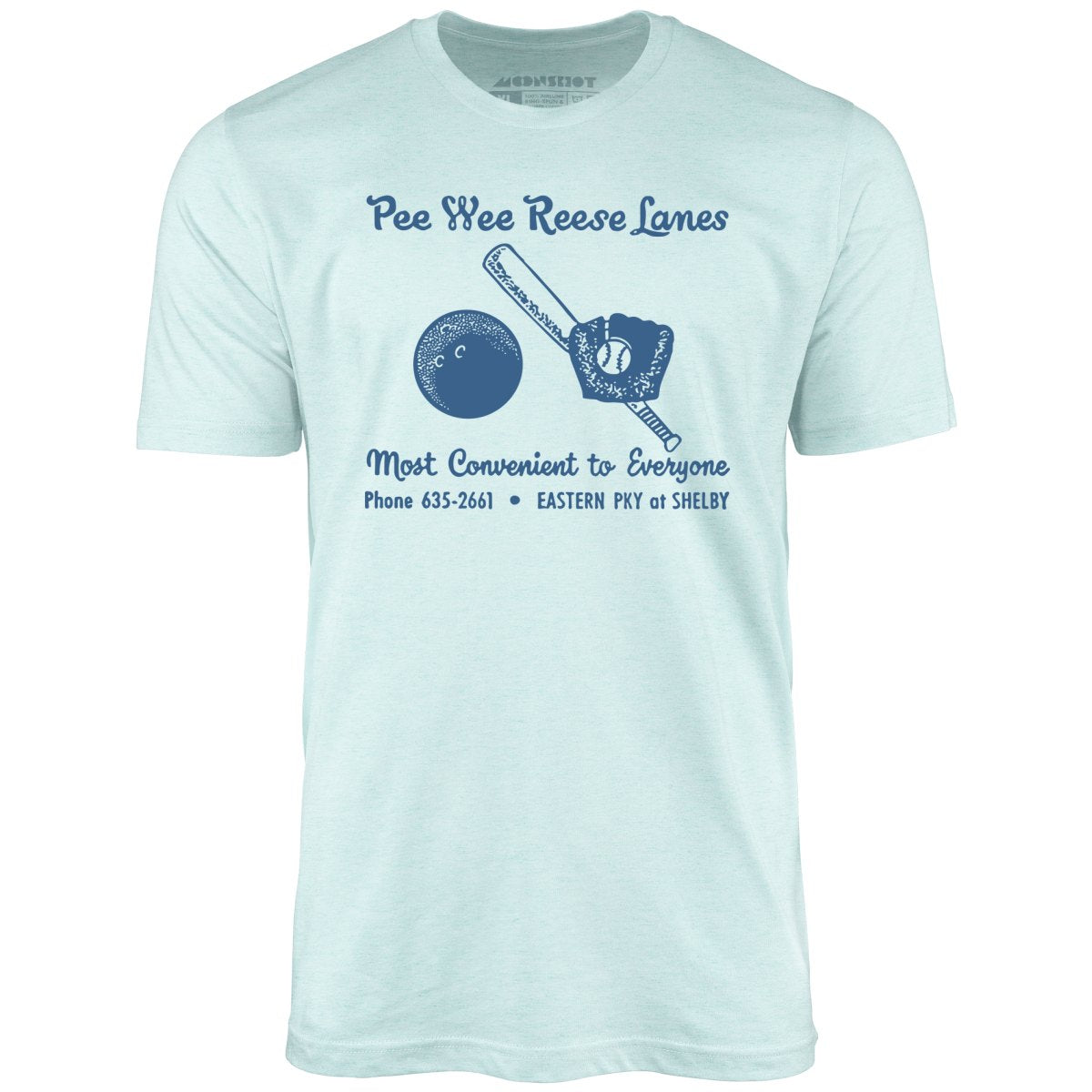Pee Wee Reese Lanes - Louisville, KY - Vintage Bowling Alley - Unisex T-Shirt