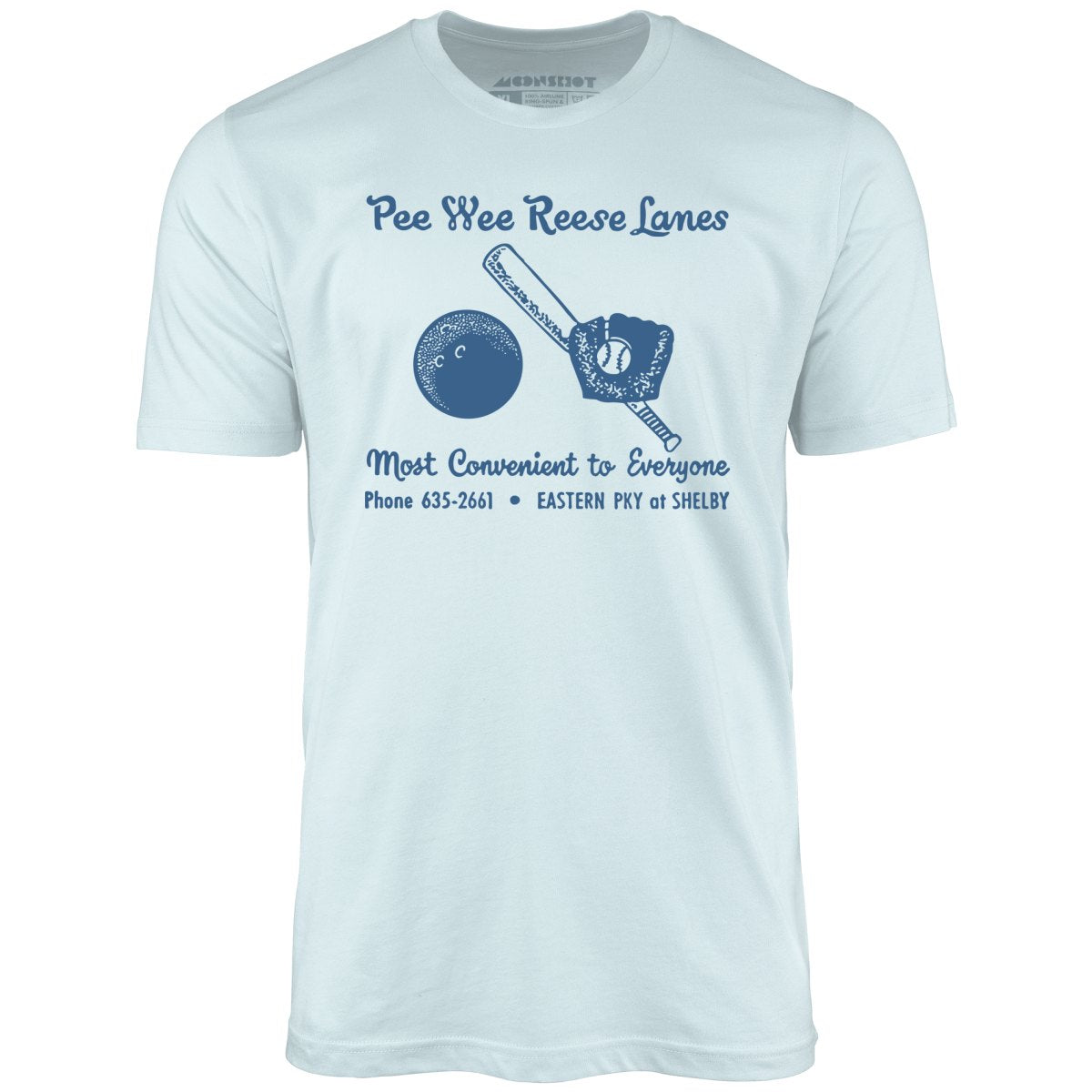 Pee Wee Reese Lanes - Louisville, KY - Vintage Bowling Alley - Unisex T-Shirt