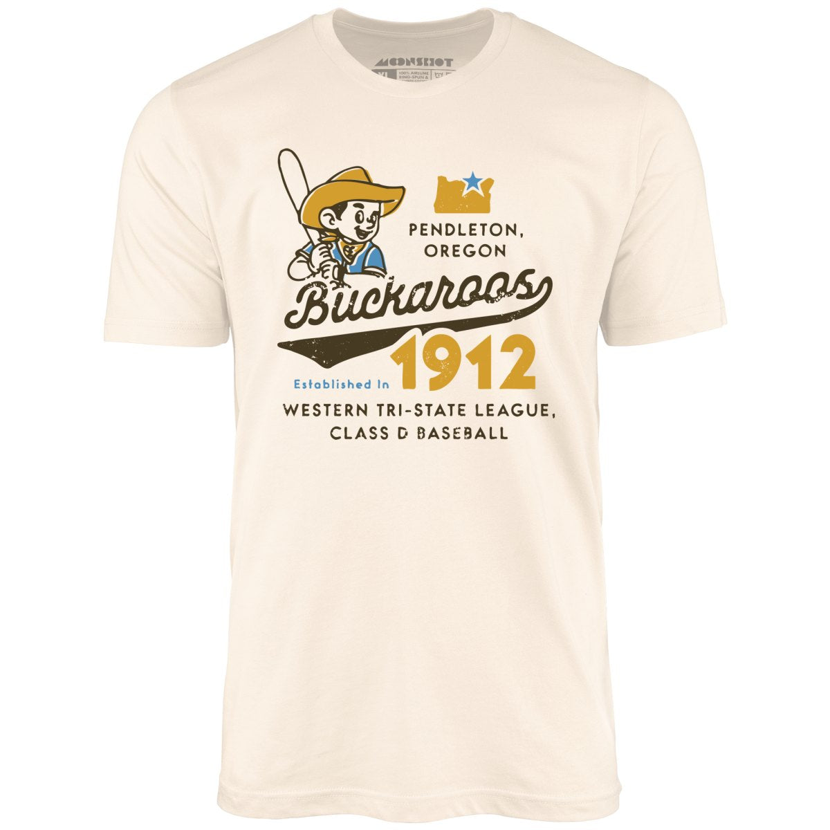 Pendleton Buckaroos - Oregon - Vintage Defunct Baseball Teams - Unisex T-Shirt