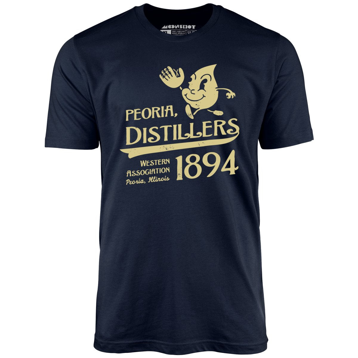 Peoria Distillers - Illinois - Vintage Defunct Baseball Teams - Unisex T-Shirt