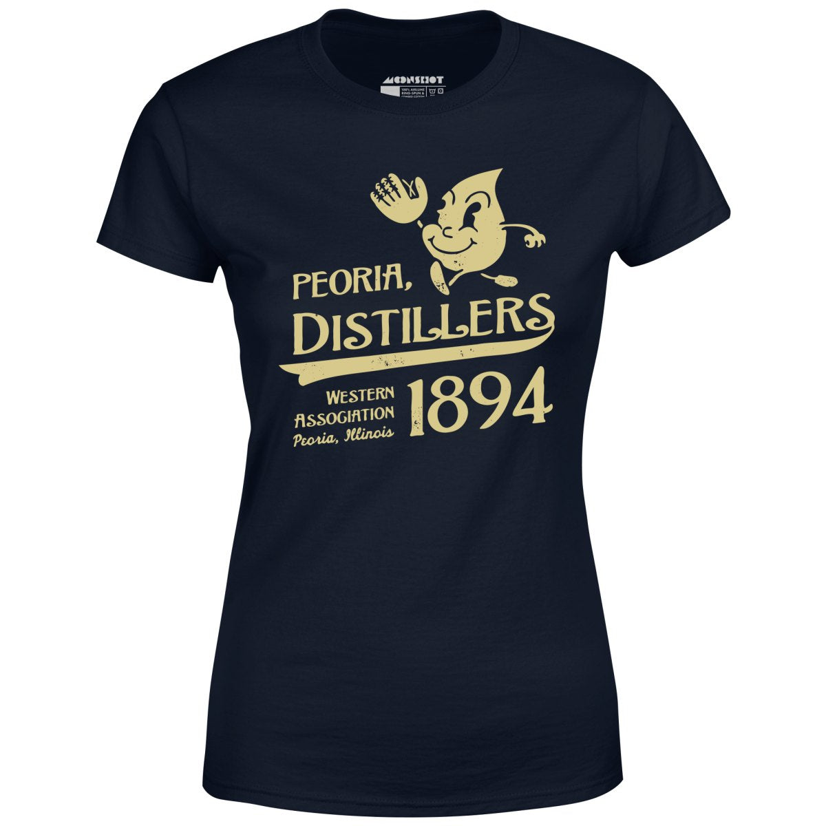 Peoria Distillers - Illinois - Vintage Defunct Baseball Teams - Women's T-Shirt