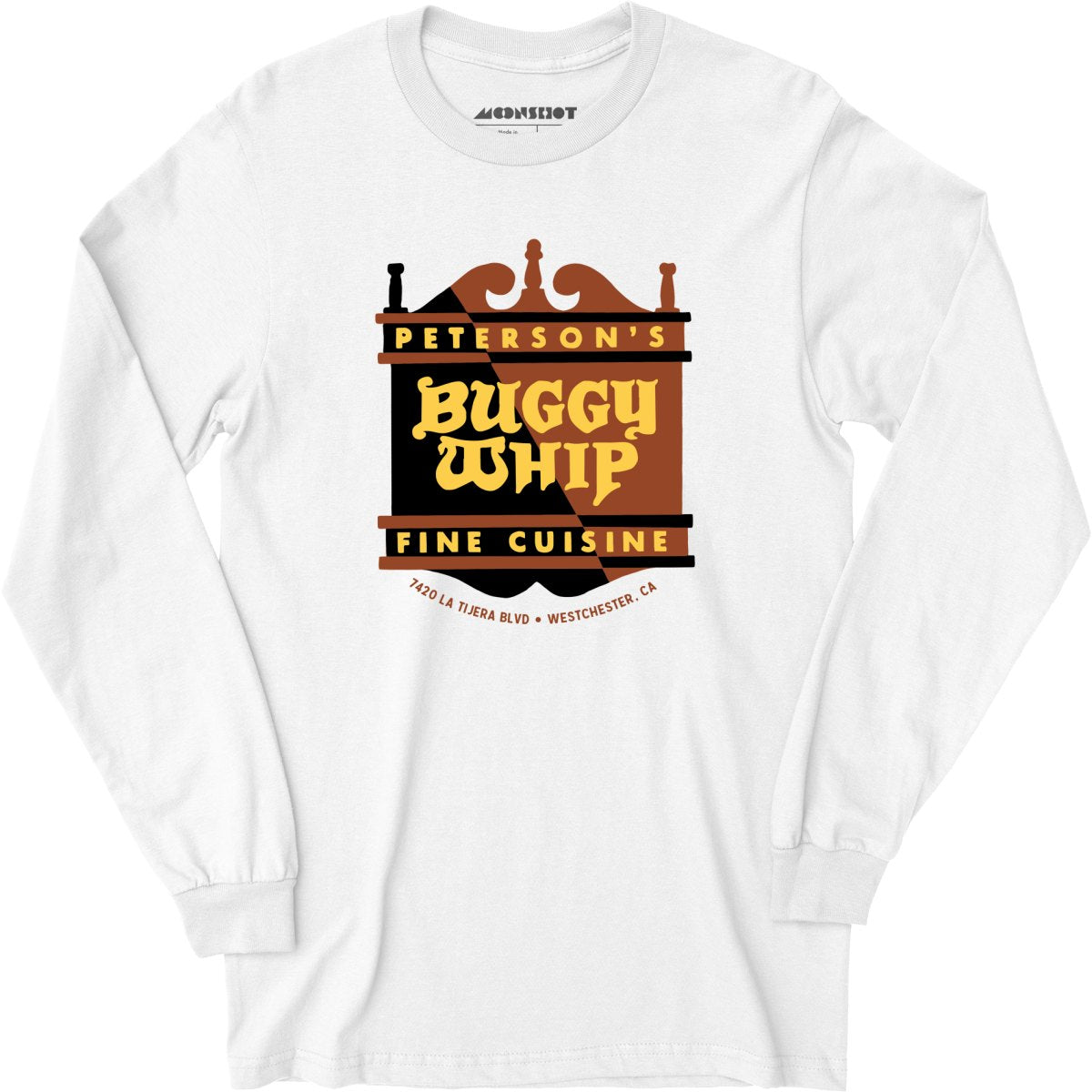 Peterson's Buggy Whip - Westchester, CA - Vintage Restaurant - Long Sleeve T-Shirt